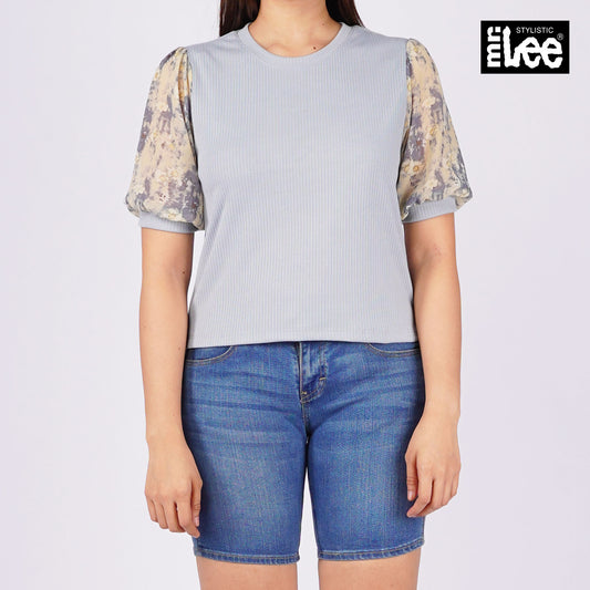 Stylistic Mr. Lee Ladies Basic Woven Shirt Boxy Fit 153107 (Blue)