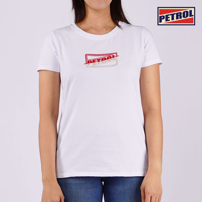 Petrol Ladies Basic Tees Regular Fitting Missed Lycra Fabric 129271 (White)