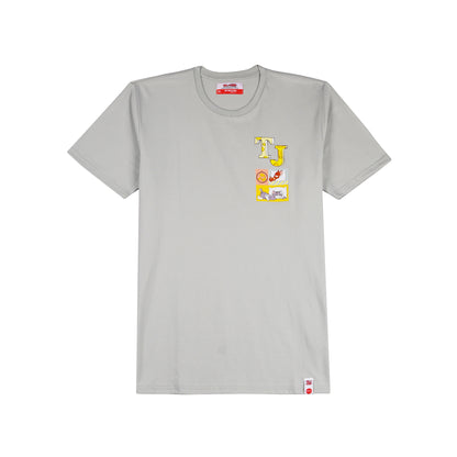 Bobson Japanese Men's X Tom and Jerry Basic Tees Slim Fit 166692-U (Pigeon)