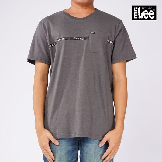 Stylistic Mr. Lee Men's Basic Tees Semi Body Fit 122493 (Gray)