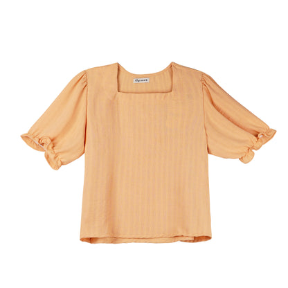 RRJ Ladies Basic Tees Boxy Fitting Special Fabric 163805-U (Peach)