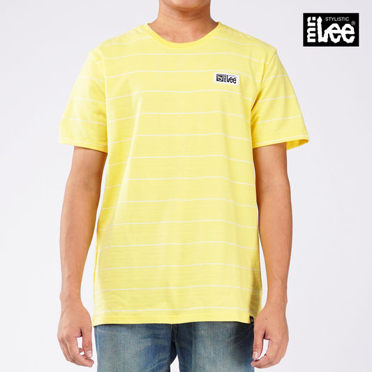 Stylistic Mr. Lee Men's Basic Tees Semi body Fit 116473 (Yellow)