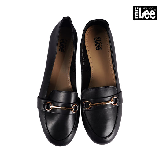 Stylistic Mr. Lee Ladies Basic Accessories Footwear Dull Shoes 140589 (Black)