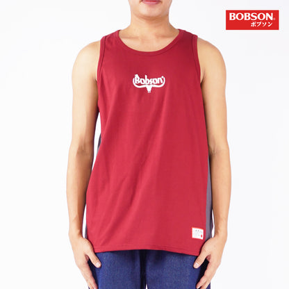 Bobson Japanese Men's Basic Tank Top Slim Fit 125558 (Maroon)