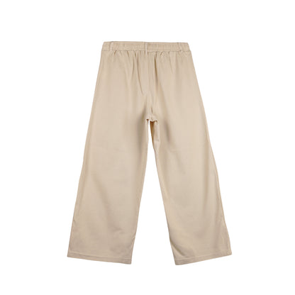 Bobson Japanese Ladies Basic Non-Denim Wideleg Pants 157489 (Cream)