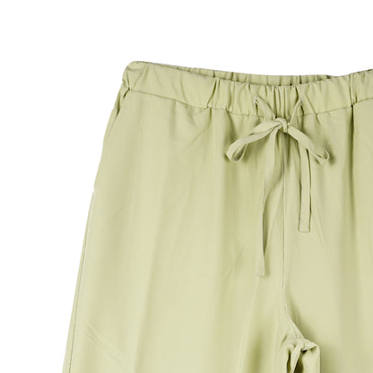 Petrol Ladies Basic Non-Denim Drawstring Pants Mid-Rise Rinse Wash Fabric 156737 (Sage Green)