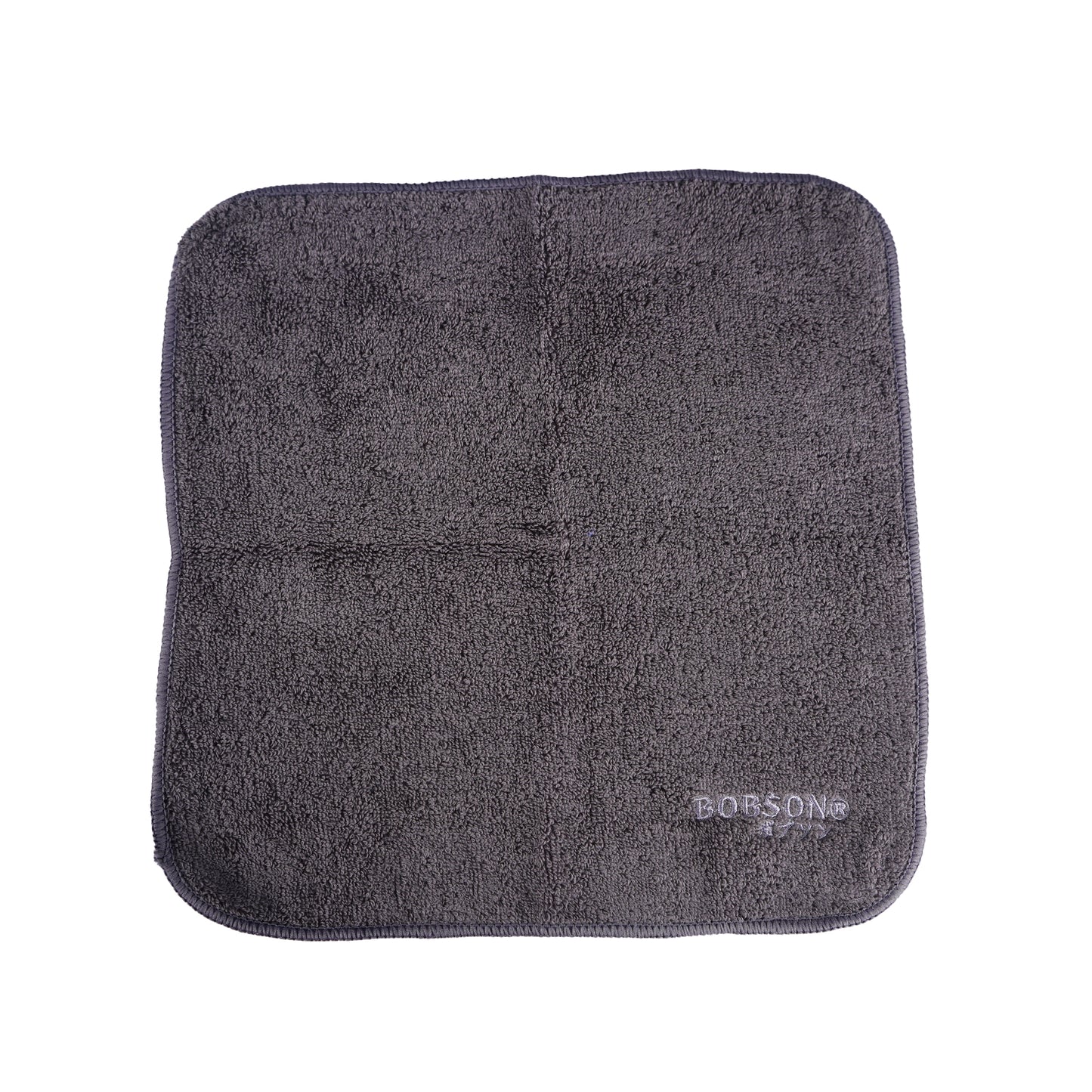 Bobson Japanese Men's Basic Accessories Face Towel 160024 (Gray)