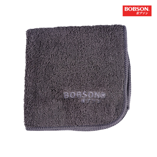 Bobson Japanese Men's Basic Accessories Face Towel 160024 (Gray)