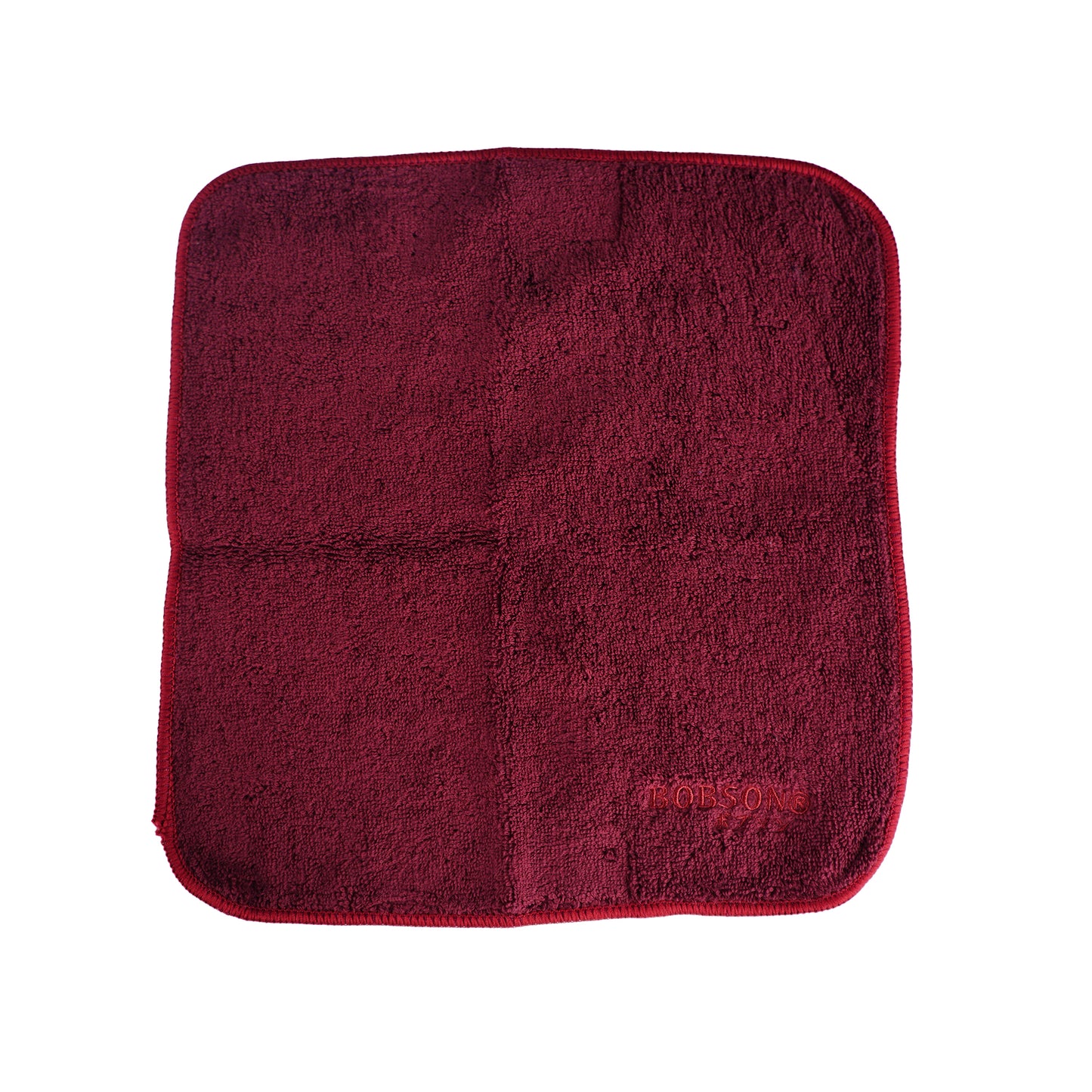 Bobson Japanese Men's Basic Accessories Face Towel 160024 (Scarlet)