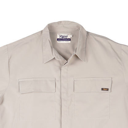 Petrol Men's Basic Woven Shirt Regular Fitting Woven Fabric 156203 (Sand)