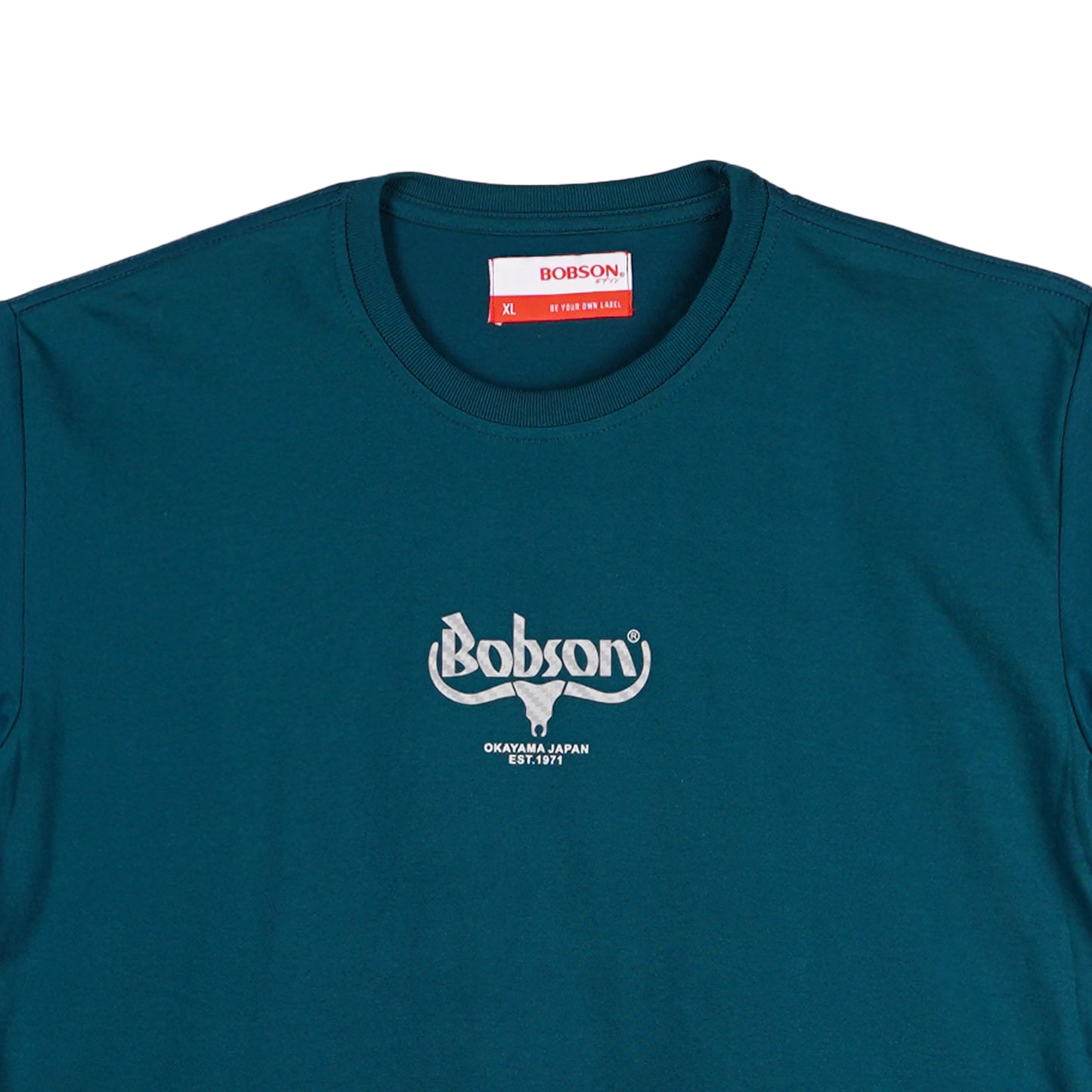 Bobson Japanese Men's Basic Tees Slim Fit 158966-U (Teal)