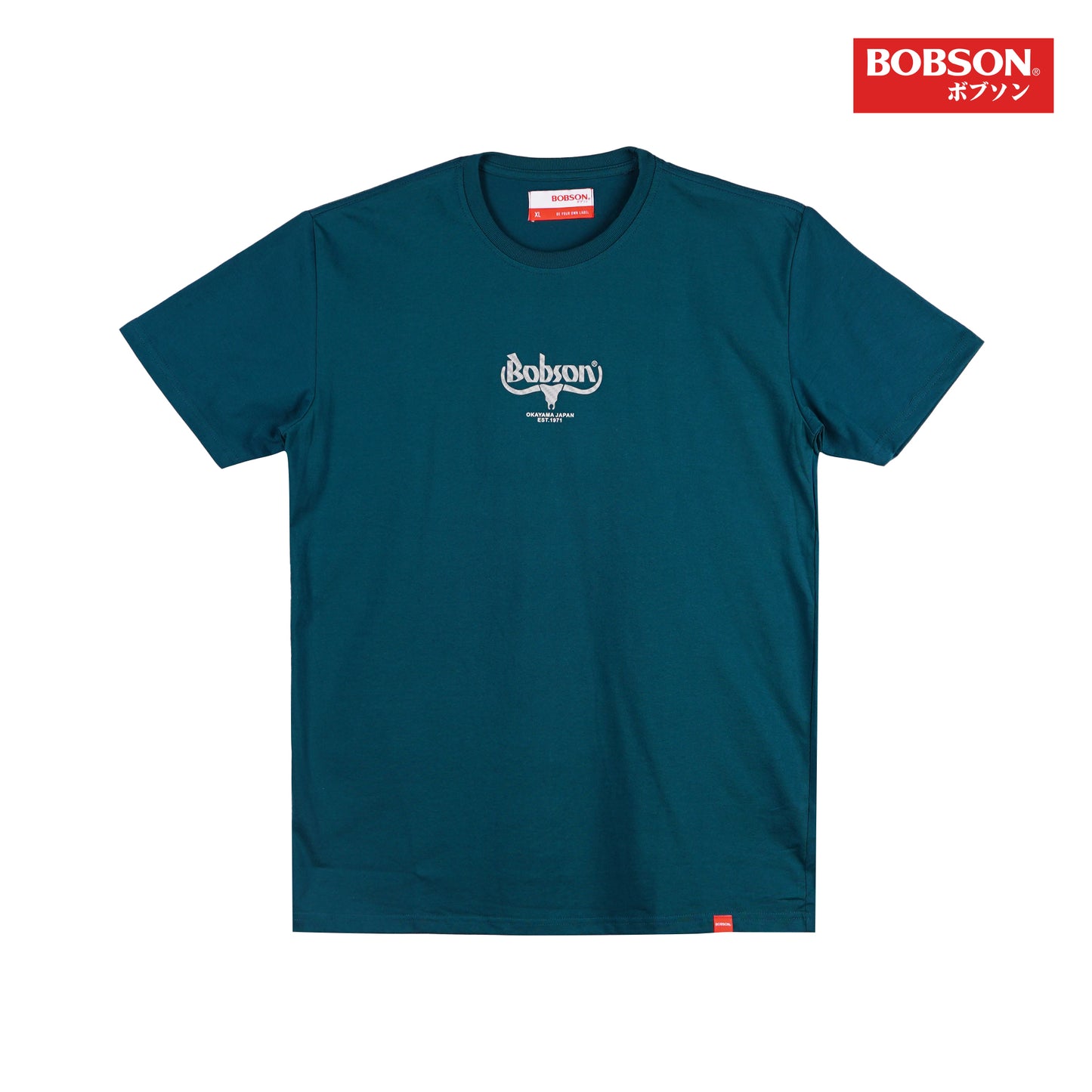 Bobson Japanese Men's Basic Tees Slim Fit 158966-U (Teal)