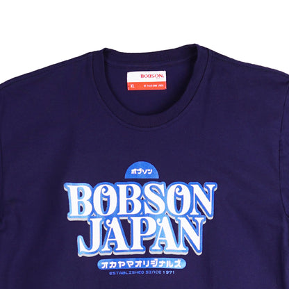 Bobson Japanese Men's Basic Tees Slim Fit 160086-U (Navy)