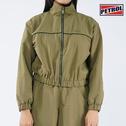 Petrol Ladies Basic Jacket Boxy Fitting Taslan Fabric 164734 (Olive)