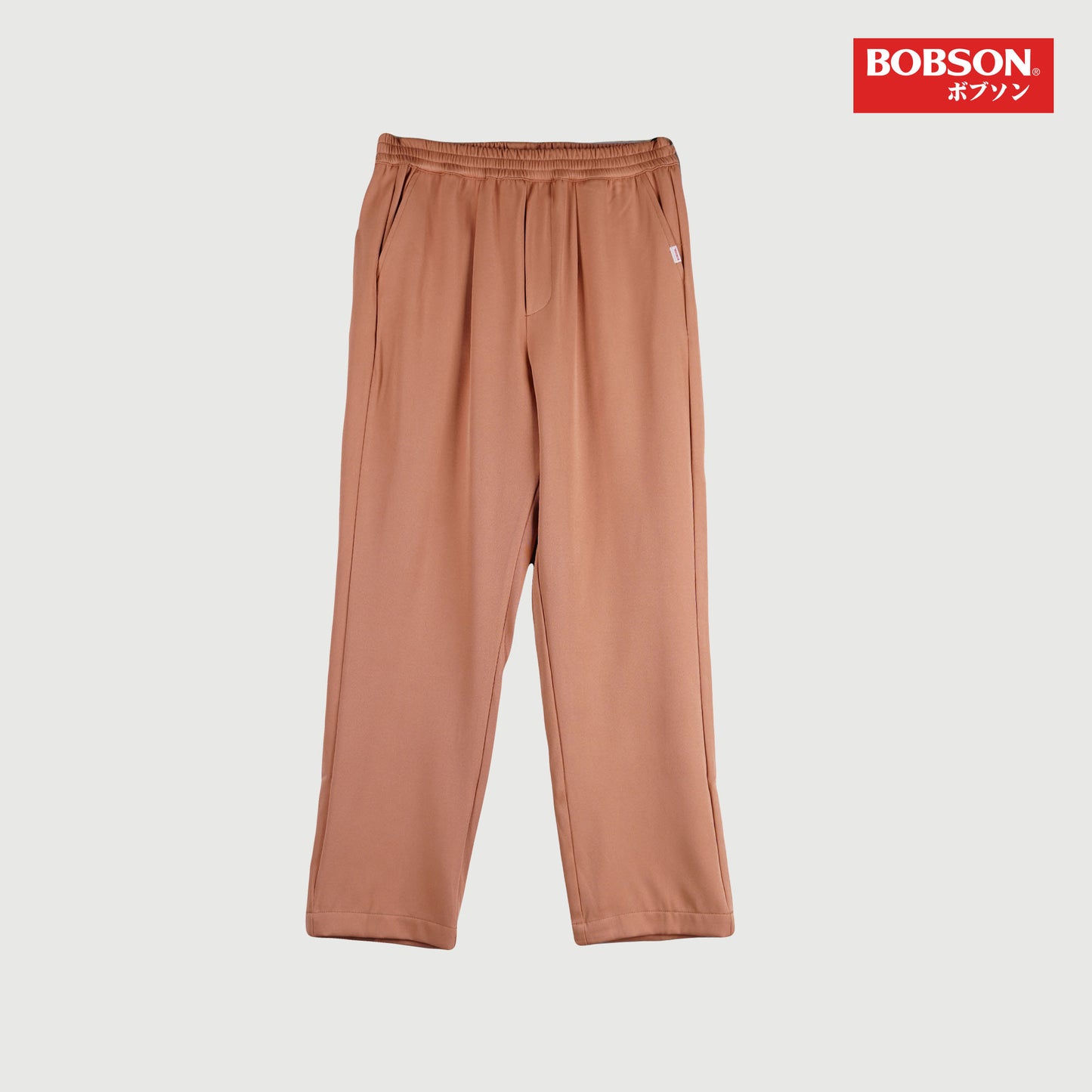 Bobson Japanese Ladies Basic Non-Denim Drawstring Pants 156570 (Old Rose)