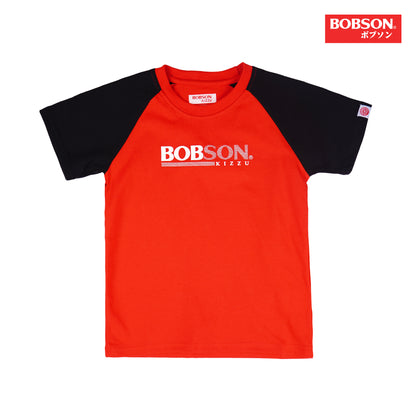 Bobson Japanese Children's Wear Toddler Basic Tees Regular Fit 161777-U (Red)