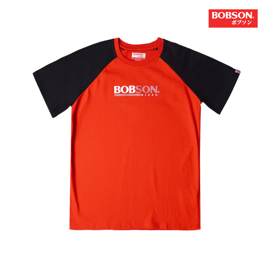 Bobson Japanese Children's Wear Kids Basic Tees Regular Fit 161765-U (Red)