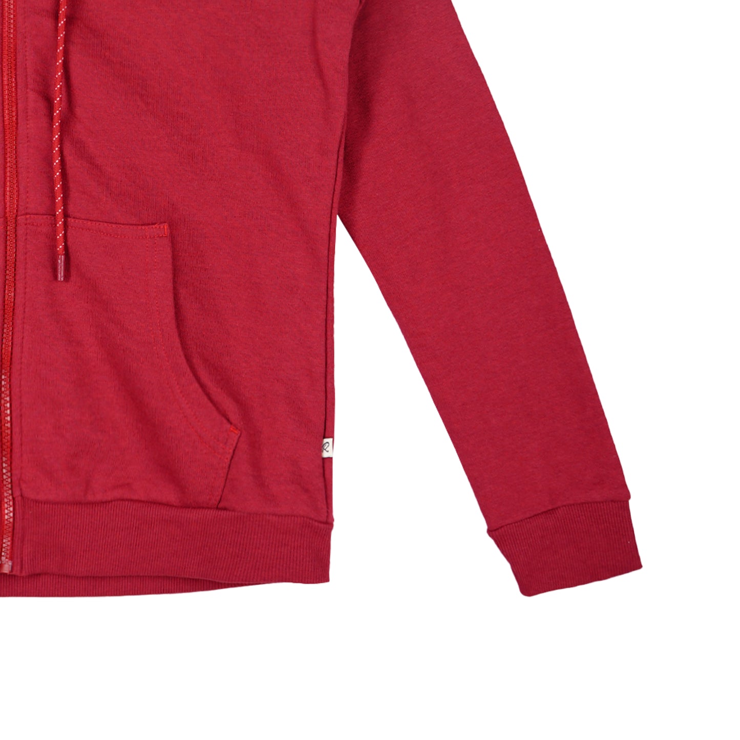 RRJ Ladies Basic Jacket Regular Fitting Terry Fabric 137088 (Red)