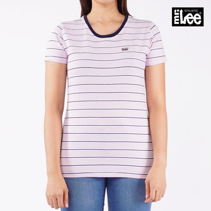 Stylistic Mr. Lee Ladies Basic Tees Regular Fit 112241 (Pink)