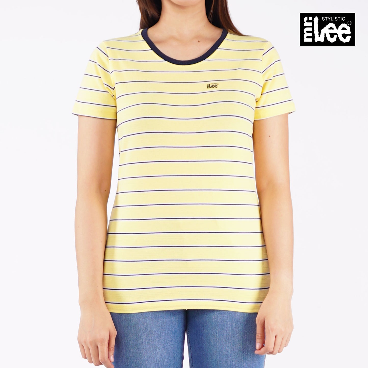 Stylistic Mr. Lee Ladies Basic Tees Regular Fit 112241 (Yellow)