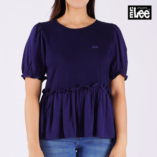 Stylistic Mr. Lee Ladies Basic Tees Relaxed Fit 152977 (Blue)