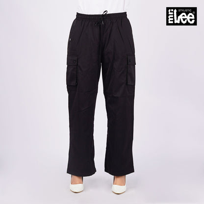 Stylistic Mr. Lee Ladies Basic Non-Denim Cargo Pants 162278 (Black)