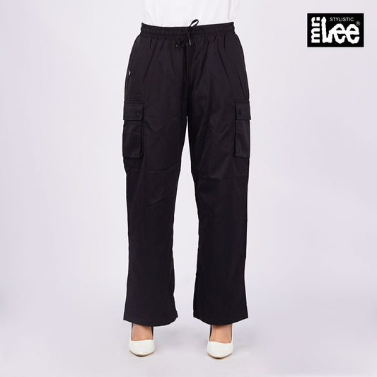 Stylistic Mr. Lee Ladies Basic Non-Denim Cargo Pants 162278 (Black)