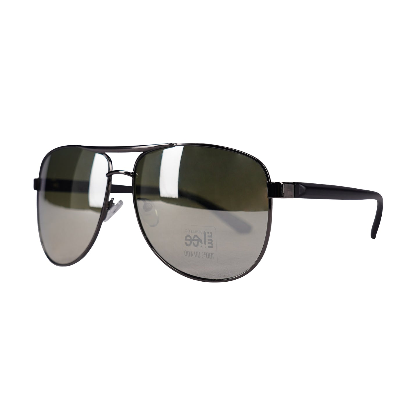 Stylistic Mr. Lee Men's Basic Accessories Eyewear 161904 (Shiny Gun)