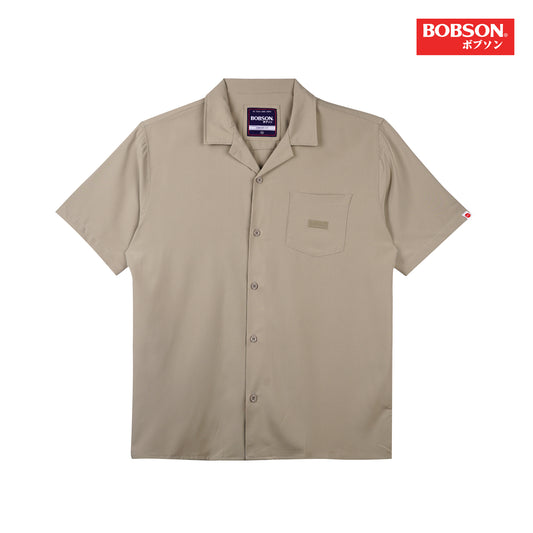 Bobson Japanese Men's Basic Woven Shirt Comfort Fit 156461-U (Laurel Oak)