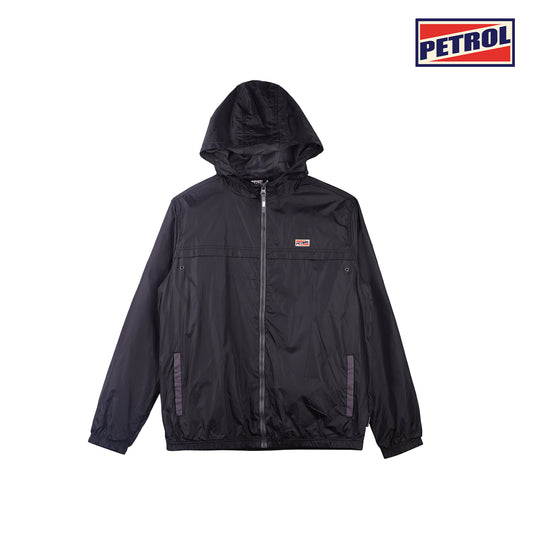 Petrol Men's Basic Jacket Regular Fitting Ripstop Fabric 139499 (Black)