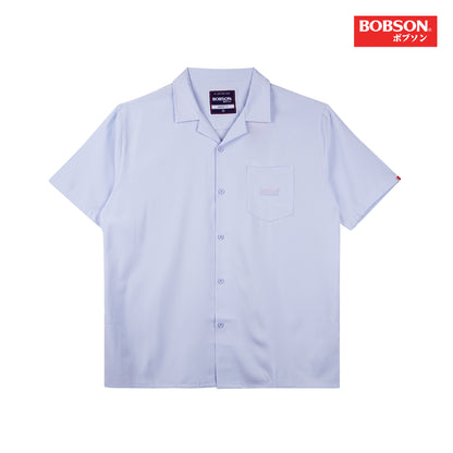 Bobson Japanese Men's Basic Woven Shirt Comfort Fit 156474-U (Heather)