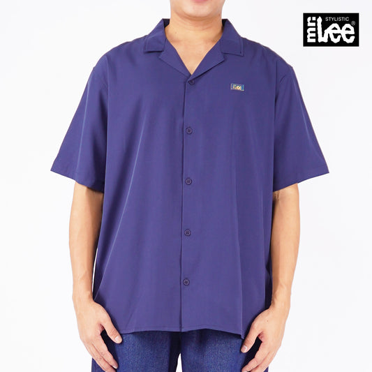 Stylistic Mr. Lee Men's Basic Woven Shirt Comfort Fit 156307-U (Navy)