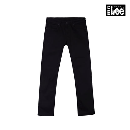 Stylistic Mr. Lee Men's Basic Denim Super Skinny Mid Waist 163505 (Black)