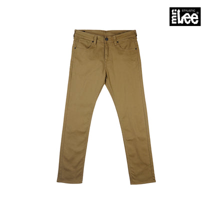 Stylistic Mr. Lee Men's Basic Denim Super Skinny Mid Waist 163514 (Choco Brown)