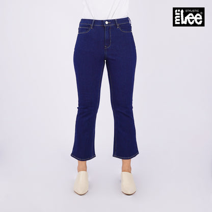 Stylistic Mr. Lee Ladies Basic Denim Flared Jeans 167656 (Dark Shade)