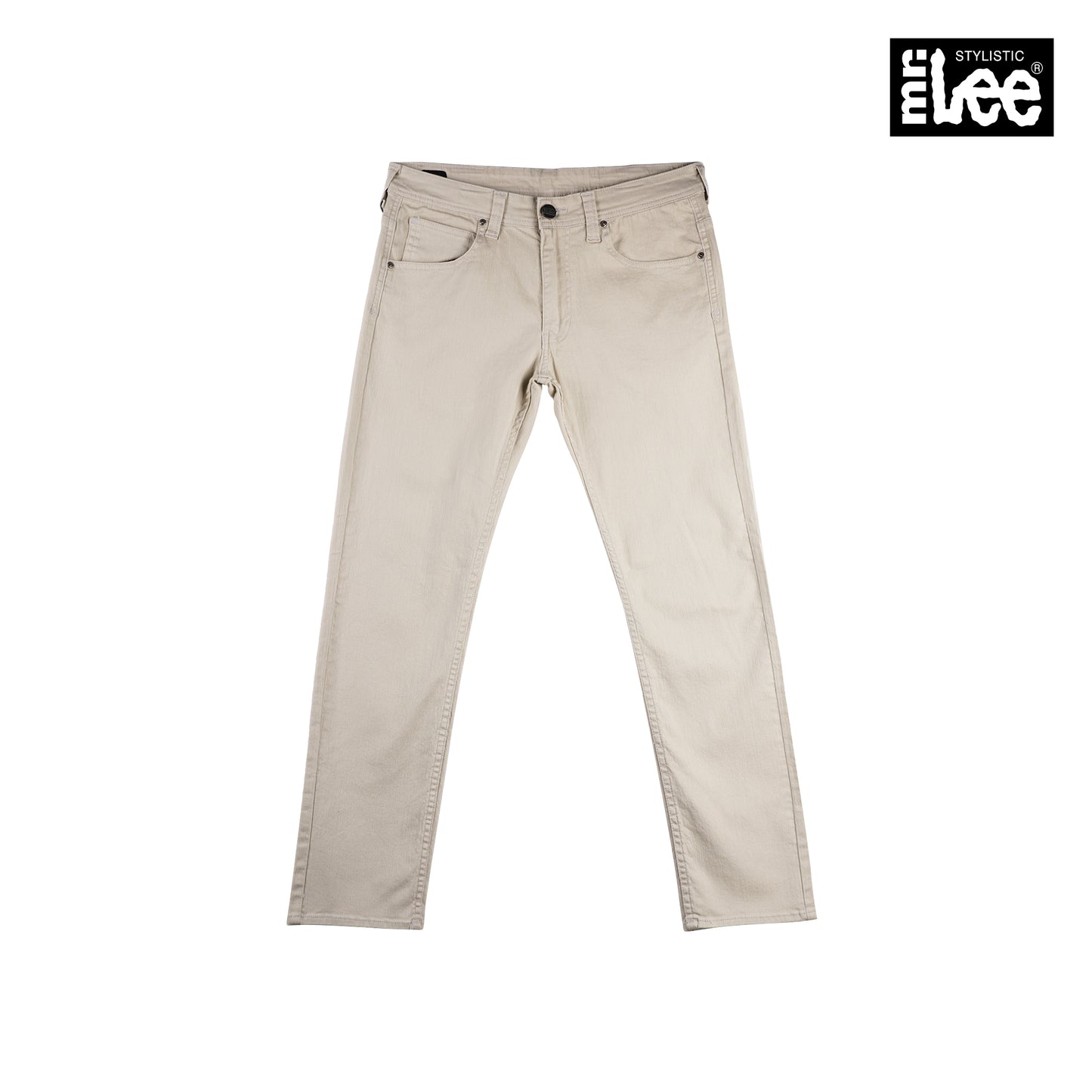 Stylistic Mr. Lee Men's Basic Denim Skinny Mid Waist 163542 (Taupe)