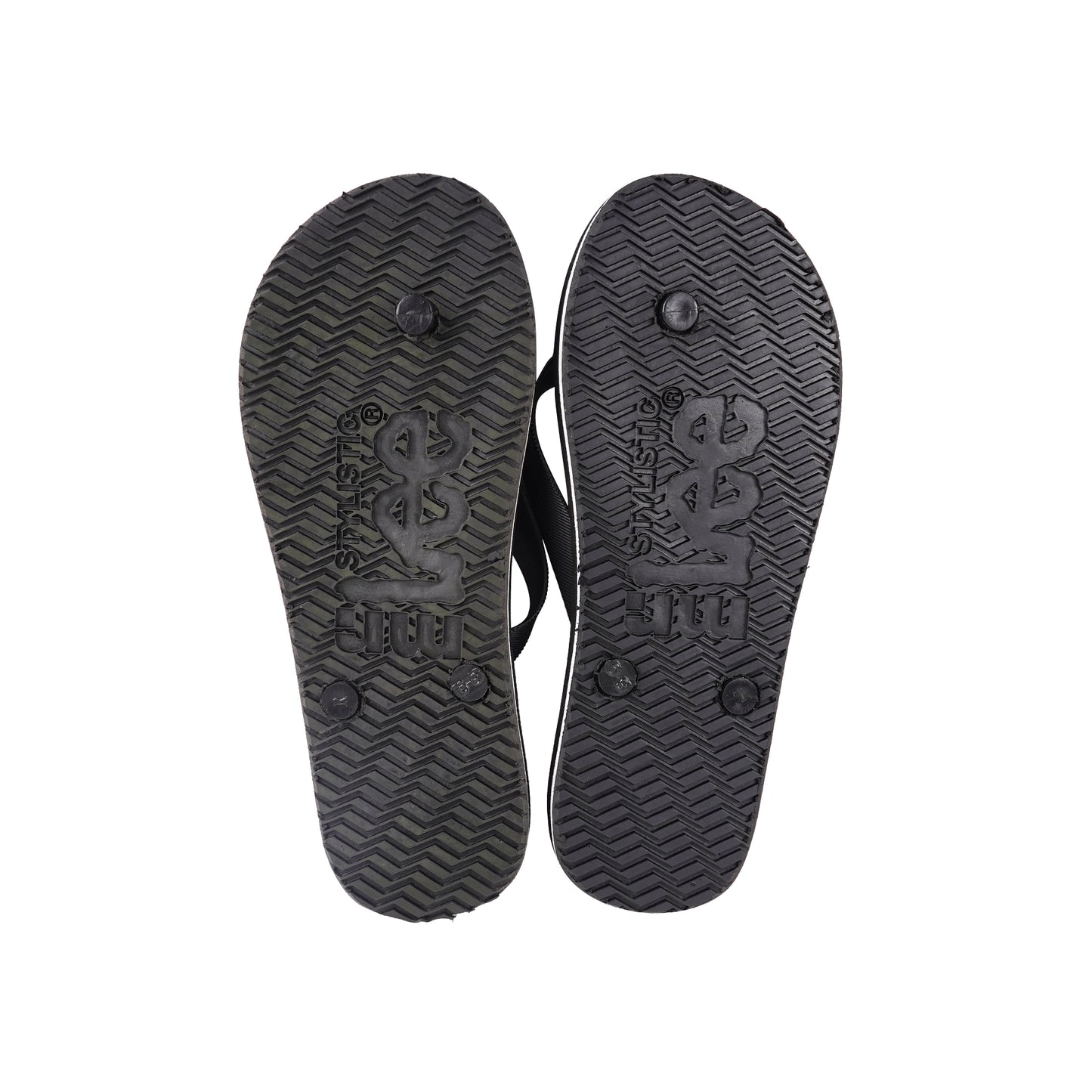 Stylistic Mr. Lee Men's Basic Accessories Footwear Slipper 160927 (Black)