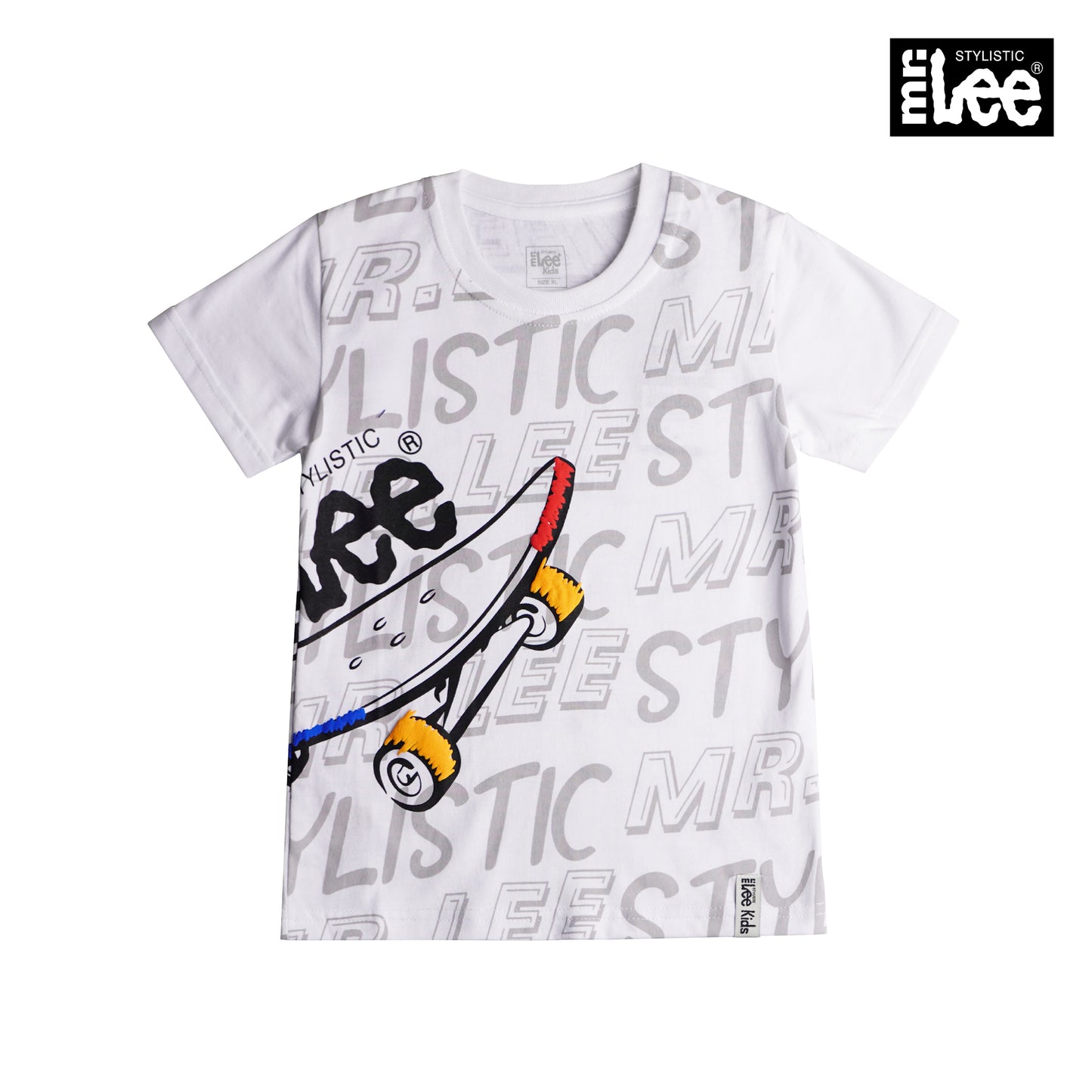 Stylistic Mr. Lee Children's Wear Toddler Basic Tees Regular Fit 163308-U (White)