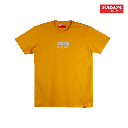 Bobson Japanese Men's Basic Tees Slim Fit 165111-U (Yellow)