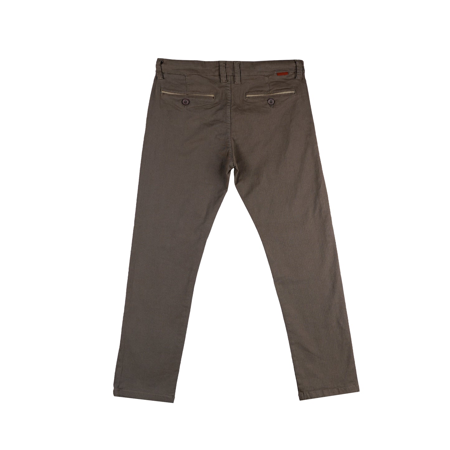 Bobson Japanese Men's Basic Non-Denim Chino Pants Mid Waist 164879 (Taupe)