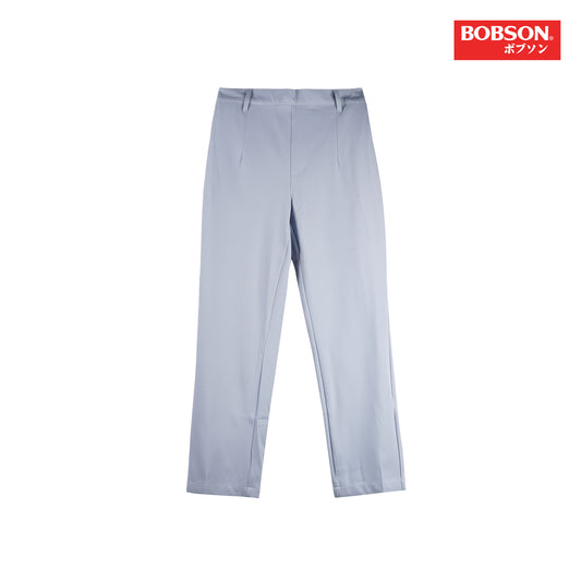 Bobson Japanese Ladies Basic Non-Denim Colored Pants 162956-U (Blue)