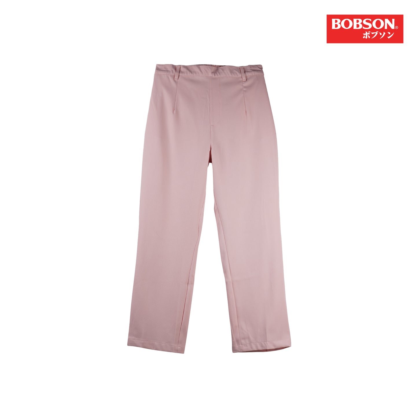 Bobson Japanese Ladies Basic Non-Denim Colored Pants 162956-U (Pink)