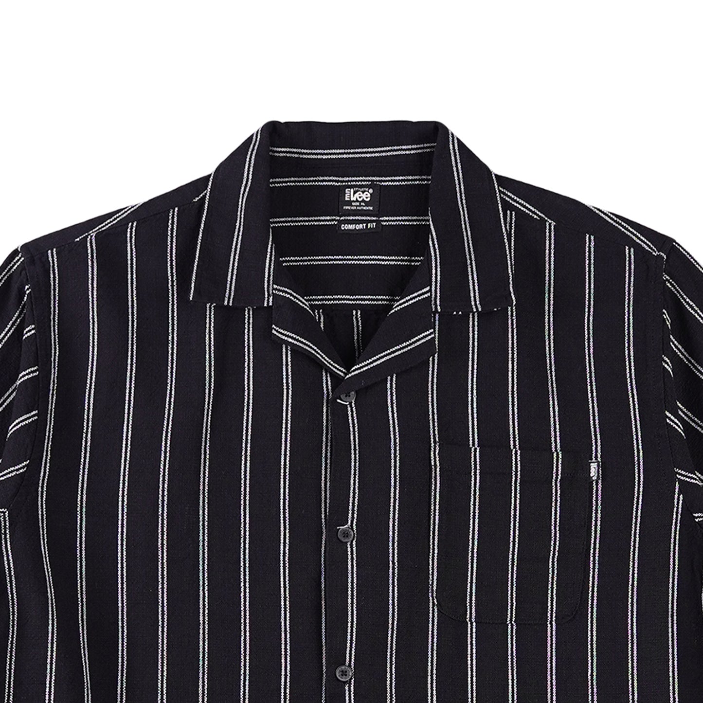 Stylistic Mr. Lee Men's Basic Woven Shirt Comfort Fit 161201 (Black)