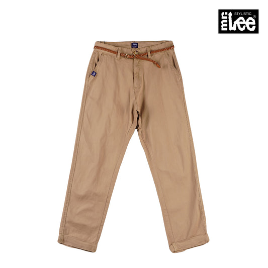 Stylistic Mr. Lee Ladies Basic Denim Colored Pants 170828 (Light Brown)