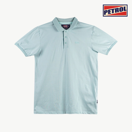 Petrol Men's Basic Collared Shirt Slim Fitting Missed Lycra Fabric 116280 (SeaFoam)