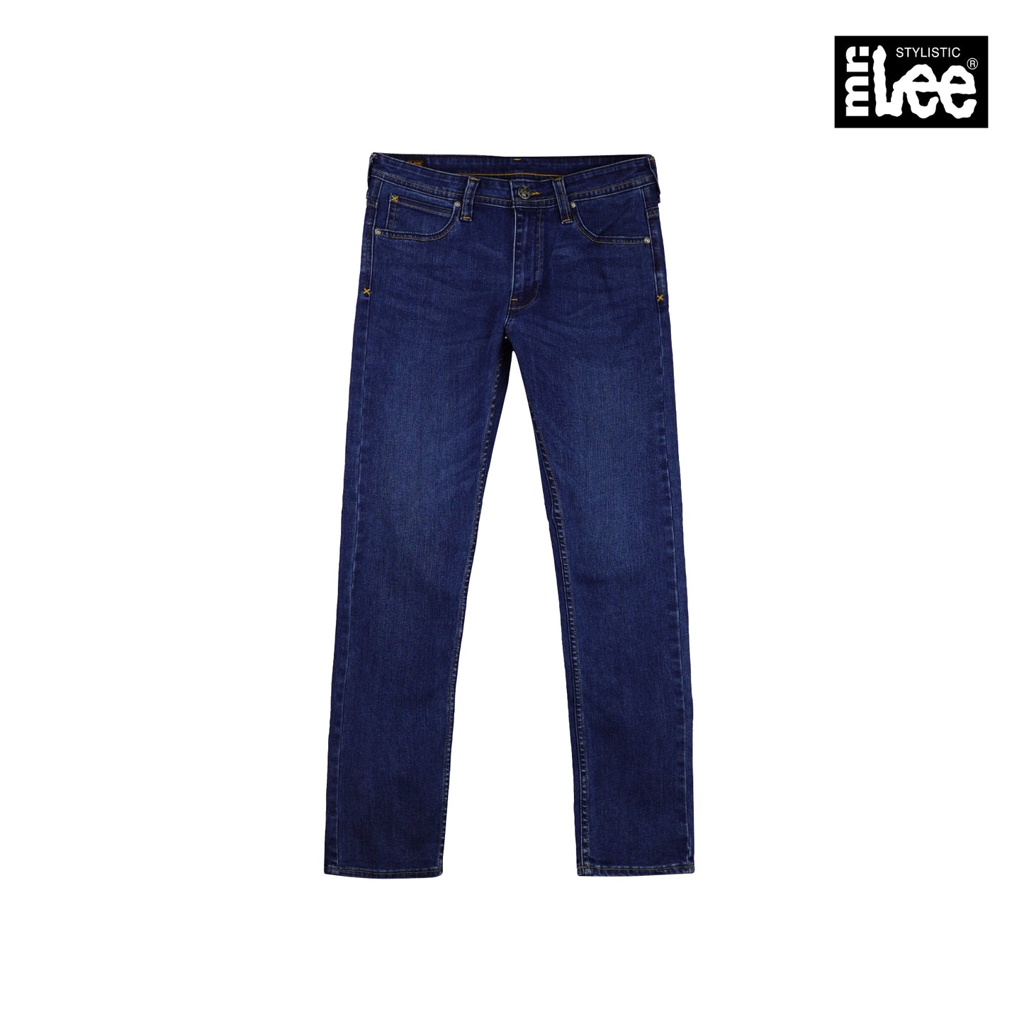 Stylistic Mr. Lee Men's Basic Denim Super Skinny Mid Waist 169201 (Medium Shade)