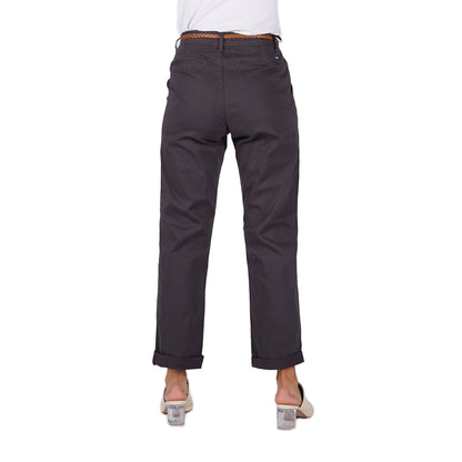 Stylistic Mr. Lee Ladies Basic Non-Denim Colored Pants 170828 (Dark Gray)