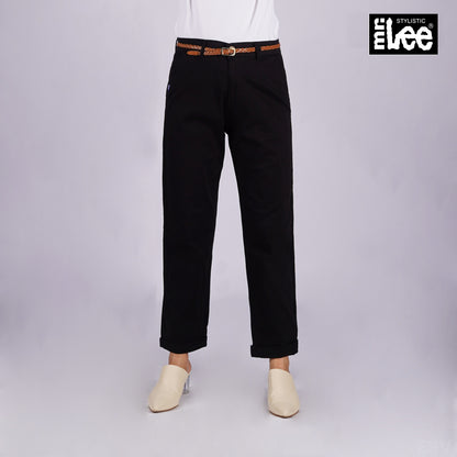 Stylistic Mr. Lee Ladies Basic Non-Denim Colored Pants 170813 (Black)