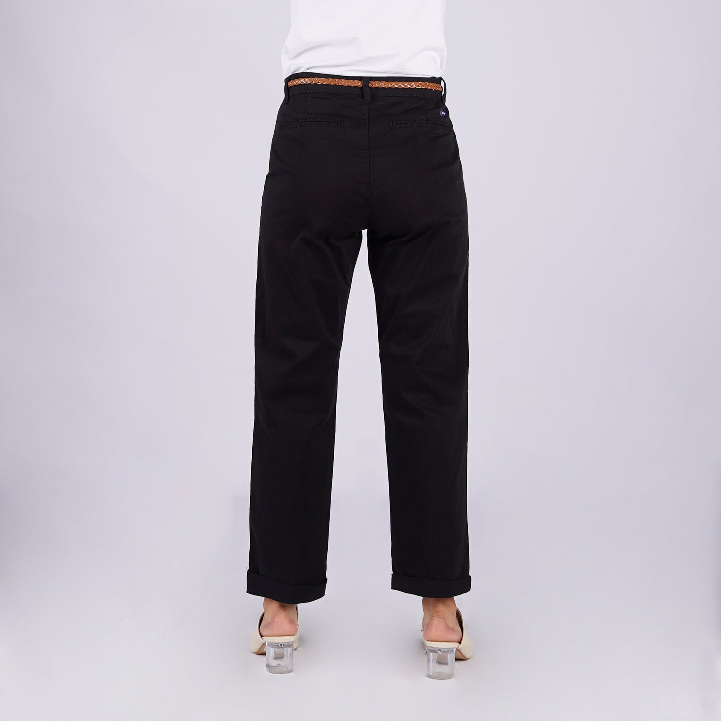 Stylistic Mr. Lee Ladies Basic Non-Denim Colored Pants 170813 (Black)