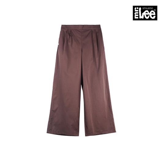 Stylistic Mr. Lee Ladies Basic Non-Denim Pants Wide Leg 171038 (Choco Brown)